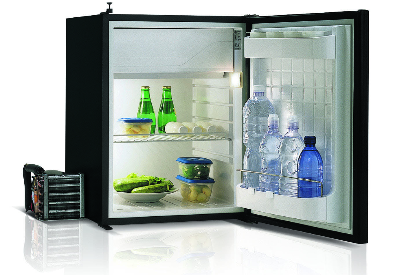 Холодильник Vitrifrigo c90i, встраиваемый, компрессорный, 90л,серая дверь